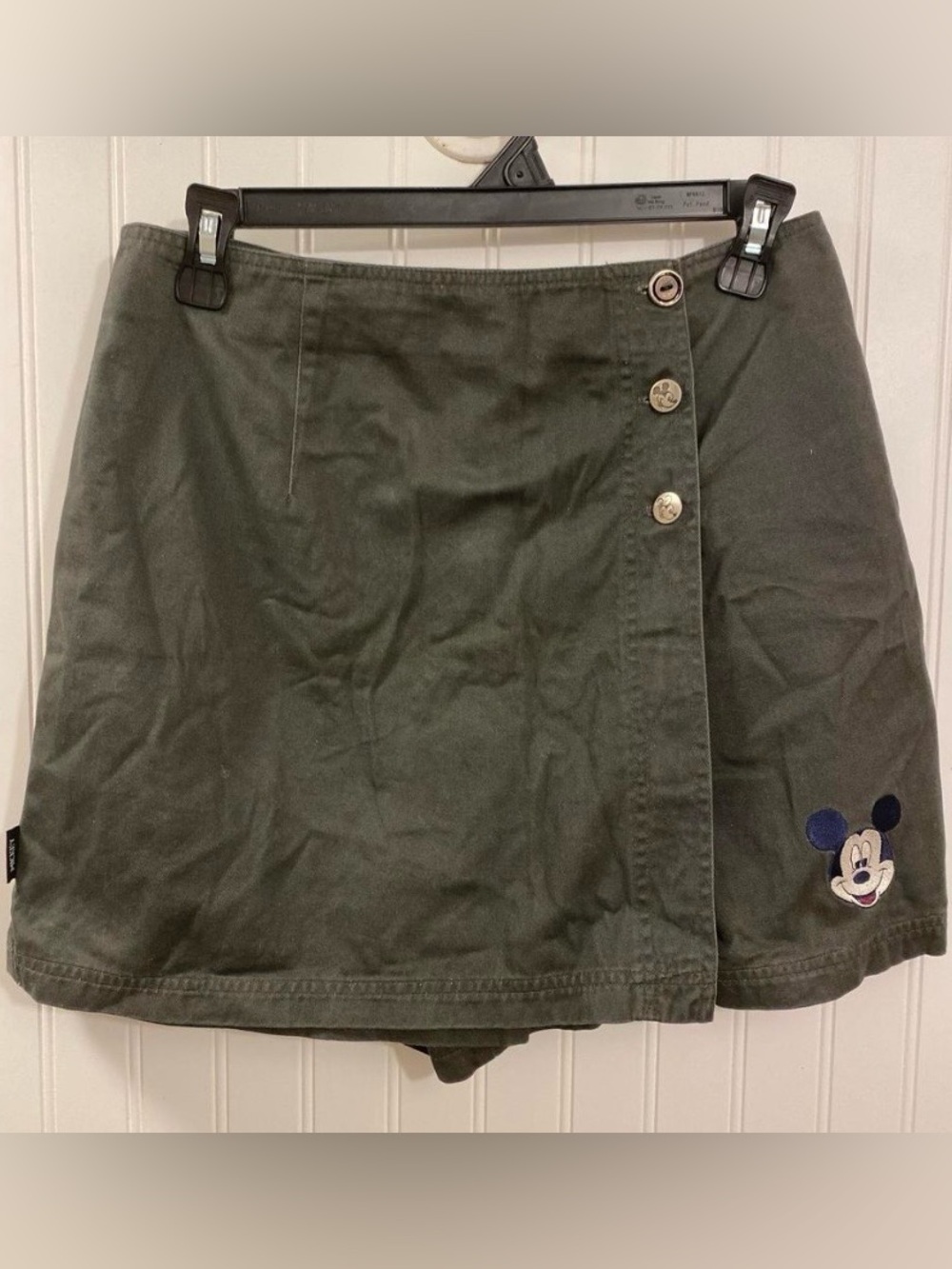 dark sage green Mickey skort